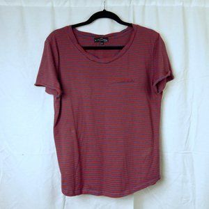 Stripped T-Shirt (Blue and Red)